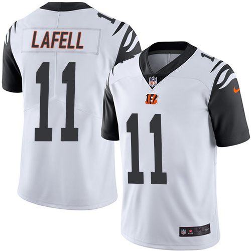 Nike Bengals #11 Brandon LaFell White Men's Stitched NFL Limited Rush Jersey